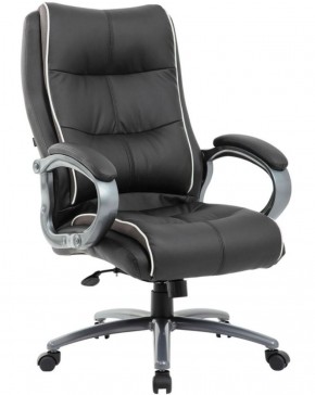Кресло офисное BRABIX PREMIUM "Strong HD-009" (экокожа черная, ткань серая) 531945 в Новоуральске - novouralsk.ok-mebel.com | фото