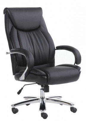 Кресло офисное BRABIX "Advance EX-575" (хром/экокожа/черное) 531825 в Новоуральске - novouralsk.ok-mebel.com | фото