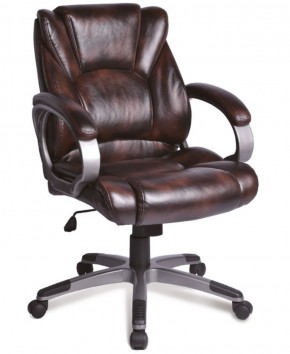 Кресло офисное BRABIX "Eldorado EX-504" (коричневое) 530875 в Новоуральске - novouralsk.ok-mebel.com | фото