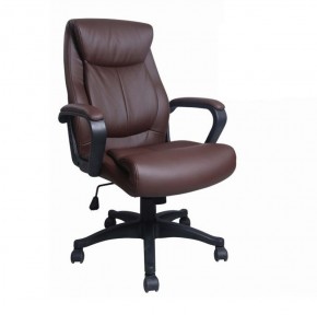Кресло офисное BRABIX "Enter EX-511" (экокожа/коричневая) 531163 в Новоуральске - novouralsk.ok-mebel.com | фото 1