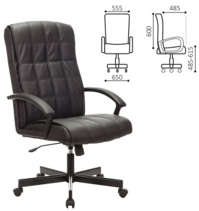 Кресло офисное BRABIX "Quadro EX-524" (черное) 532104 в Новоуральске - novouralsk.ok-mebel.com | фото 2