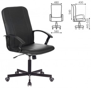 Кресло офисное BRABIX "Simple EX-521" (экокожа, черное) 532103 в Новоуральске - novouralsk.ok-mebel.com | фото 2