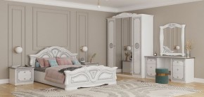 Кровать 2-х спальная 1600*2000 Грация (12.116) без основания (белый/серебро) в Новоуральске - novouralsk.ok-mebel.com | фото 2