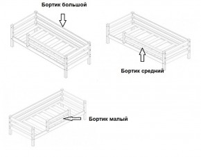 Кровать 2-х ярусная Сонечка с бортиками (лестница наклонная) в Новоуральске - novouralsk.ok-mebel.com | фото 4