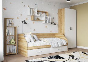 Кровать 800/2 ящика Лайт с настилом ЛДСП в Новоуральске - novouralsk.ok-mebel.com | фото 3