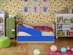 Кровать Бабочки (Синий матовый) 1800 в Новоуральске - novouralsk.ok-mebel.com | фото
