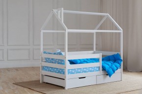 Кровать-домик 80*160 Белый в Новоуральске - novouralsk.ok-mebel.com | фото 4