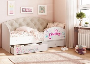 Кровать Эльза на щитах  + Бортик в Новоуральске - novouralsk.ok-mebel.com | фото 4