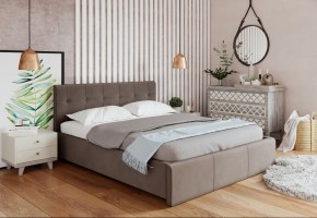 Кровать Изабелла с латами Newtone cacao 1400x2000 в Новоуральске - novouralsk.ok-mebel.com | фото 2