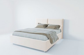 Кровать Корсика с ПМ 1200 (экокожа белая) в Новоуральске - novouralsk.ok-mebel.com | фото 2
