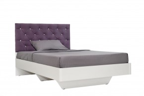 Кровать Милана (1400) Каретная стяжка, на щитах в Новоуральске - novouralsk.ok-mebel.com | фото 2