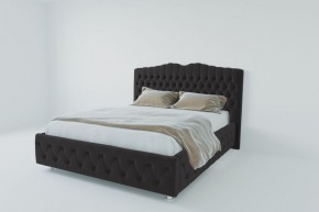 Кровать Нягань с ПМ 1200 (экокожа кольт ч) в Новоуральске - novouralsk.ok-mebel.com | фото 2