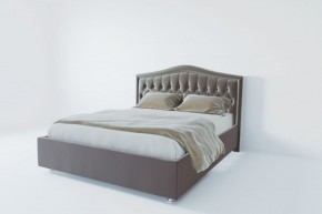Кровать Нягань с ПМ 1200 (велюр темно-серый) в Новоуральске - novouralsk.ok-mebel.com | фото 2