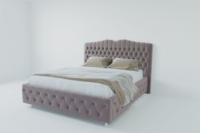 Кровать Нягань с ПМ 1800 (велюр темно-серый) в Новоуральске - novouralsk.ok-mebel.com | фото 2
