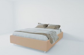Кровать Подиум с ортопедическим основанием 800 (велюр светло-серый) в Новоуральске - novouralsk.ok-mebel.com | фото