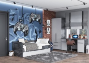 Кровать с 2 ящиками "Лео" 800х2000 в Новоуральске - novouralsk.ok-mebel.com | фото 3