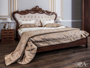 Кровать с мягким изголовьем Афина 1600 (караваджо) в Новоуральске - novouralsk.ok-mebel.com | фото 1