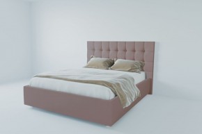 Кровать Венеция с ПМ 1200 (велюр темно-серый) в Новоуральске - novouralsk.ok-mebel.com | фото 2