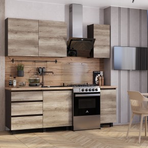 Кухня Энигма 1.6 м (венге/дуб каньон) в Новоуральске - novouralsk.ok-mebel.com | фото