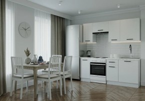 Кухонный гарнитур Белый Глянец 2000 (Стол. 38мм) в Новоуральске - novouralsk.ok-mebel.com | фото