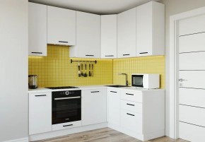 Кухонный гарнитур Белый Глянец 2200*1600 h950 (Стол. 38мм) в Новоуральске - novouralsk.ok-mebel.com | фото