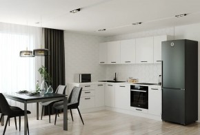 Кухонный гарнитур Белый Глянец 2600*1600 (Стол. 26мм) в Новоуральске - novouralsk.ok-mebel.com | фото