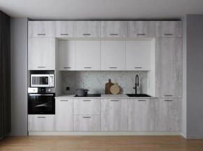 Кухонный гарнитур Бланка 3400 (Стол. 26мм) в Новоуральске - novouralsk.ok-mebel.com | фото