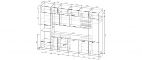 Кухонный гарнитур Бланка 3400 (Стол. 38мм) в Новоуральске - novouralsk.ok-mebel.com | фото 2