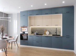 Кухонный гарнитур Фьюжн 3400 (Стол. 38мм) в Новоуральске - novouralsk.ok-mebel.com | фото