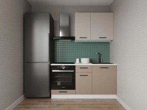 Кухонный гарнитур Каппучино 1600 (Стол. 26мм) в Новоуральске - novouralsk.ok-mebel.com | фото