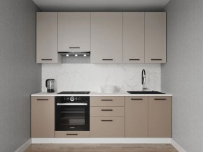 Кухонный гарнитур Каппучино 2400 h950 (Стол. 26мм) в Новоуральске - novouralsk.ok-mebel.com | фото
