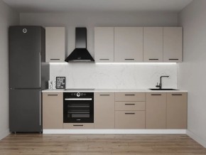 Кухонный гарнитур Каппучино 2800 (Стол. 26мм) в Новоуральске - novouralsk.ok-mebel.com | фото