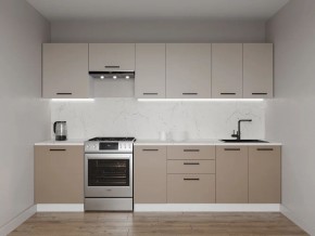Кухонный гарнитур Каппучино 3000 (Стол. 26мм) в Новоуральске - novouralsk.ok-mebel.com | фото