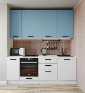 Кухонный гарнитур Капри 2200 h950 (Стол. 38мм) в Новоуральске - novouralsk.ok-mebel.com | фото