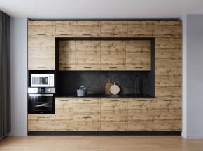 Кухонный гарнитур Крафт 3400 (Стол. 26мм) в Новоуральске - novouralsk.ok-mebel.com | фото