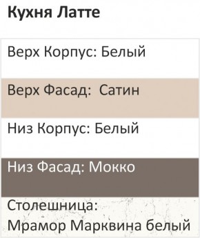 Кухонный гарнитур Латте 1800 (Стол. 38мм) в Новоуральске - novouralsk.ok-mebel.com | фото 3