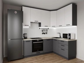 Кухонный гарнитур Меренга 2200*1600 h950 (Стол. 26мм) в Новоуральске - novouralsk.ok-mebel.com | фото