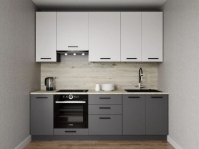 Кухонный гарнитур Меренга 2400 h950 (Стол. 38мм) в Новоуральске - novouralsk.ok-mebel.com | фото