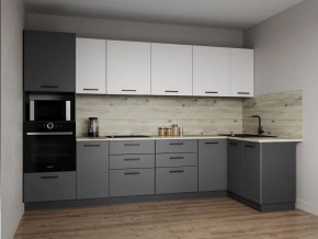 Кухонный гарнитур Меренга 3200*1400 (Стол. 38 мм) в Новоуральске - novouralsk.ok-mebel.com | фото