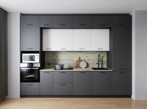 Кухонный гарнитур Меренга 3400 (Стол. 26мм) в Новоуральске - novouralsk.ok-mebel.com | фото