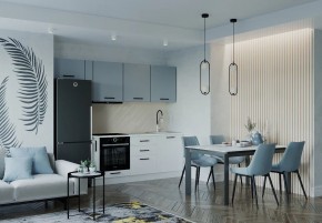 Кухонный гарнитур Ниагара 2550 (Стол. 38мм) в Новоуральске - novouralsk.ok-mebel.com | фото
