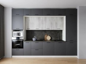 Кухонный гарнитур Санторини 3400 (Стол. 26мм) в Новоуральске - novouralsk.ok-mebel.com | фото