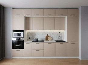 Кухонный гарнитур Шампань 3400 (Стол. 26мм) в Новоуральске - novouralsk.ok-mebel.com | фото