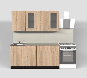 Кухня Симона Демо 1700 (Венга/Дуб Сонома) в Новоуральске - novouralsk.ok-mebel.com | фото 7