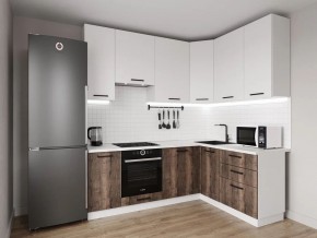 Кухонный гарнитур Старое Дерево 2200*1600 h950 (Стол. 26мм) в Новоуральске - novouralsk.ok-mebel.com | фото