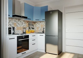Кухонный гарнитур угловой Капри 2200х1000 (Стол. 38мм) в Новоуральске - novouralsk.ok-mebel.com | фото