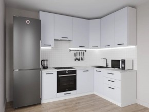 Кухонный гарнитур угловой Смоки 2200*1600 h950 (Стол. 26мм) в Новоуральске - novouralsk.ok-mebel.com | фото
