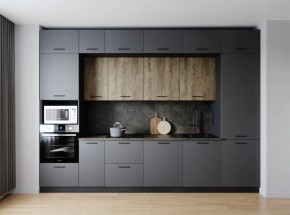 Кухонный гарнитур Умбра 3400 (Стол. 26мм) в Новоуральске - novouralsk.ok-mebel.com | фото