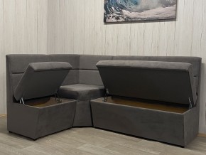 Кухонный уголок УЮТ высокий сектор (ППУ) велюр Veluta Lux 19 в Новоуральске - novouralsk.ok-mebel.com | фото 2