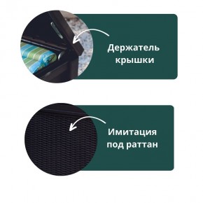 Квадратный сундук Cube Rattan 208 л в Новоуральске - novouralsk.ok-mebel.com | фото 8